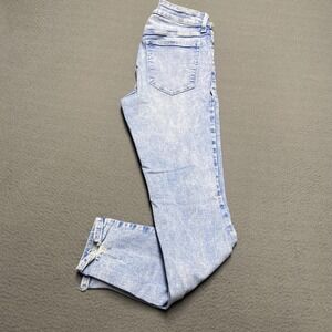 Gap Jeans Womens 2/26 Regular Light Wash Universal Legging Distressed Stretch